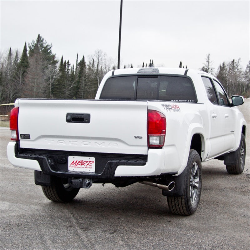 MBRP 2016 Toyota Tacoma 3.5L Cat Back Single Side Exit T409 Exhaust System - DTX Performance