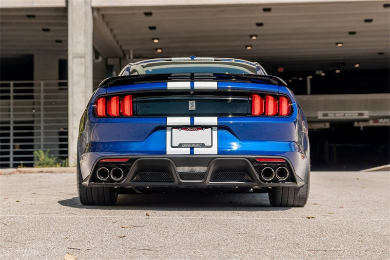 Corsa 2015-2020 Ford Mustang GT350/R 5.2L V8 Dual Rear Cat-Back- Stainless Dual Rear Exit - DTX Performance