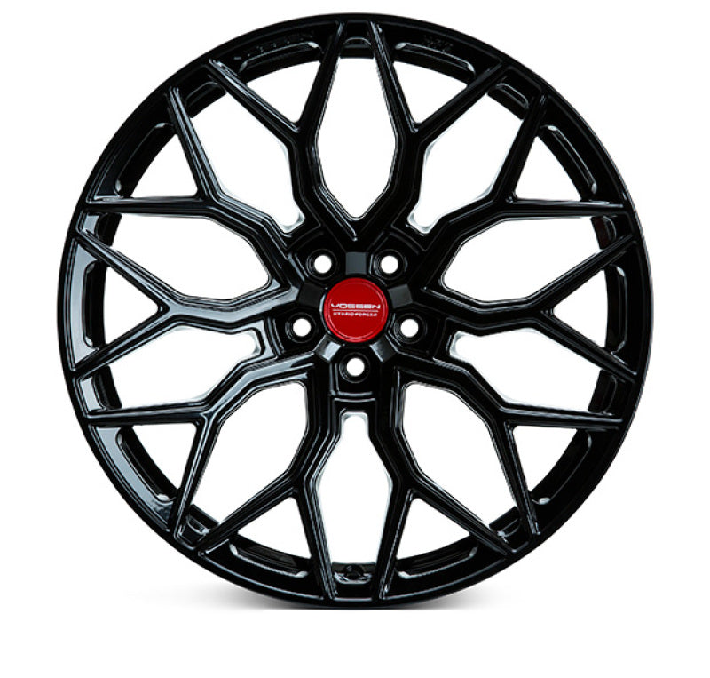 Vossen HF-2 20x9 / 5x120 / ET35 / Flat Face / 66.9 - Gloss Black Wheel - DTX Performance