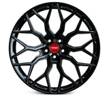 Vossen HF-2 22x10.5 / 5x130 / ET20 / Deep Face / 84.1 - Gloss Black Wheel