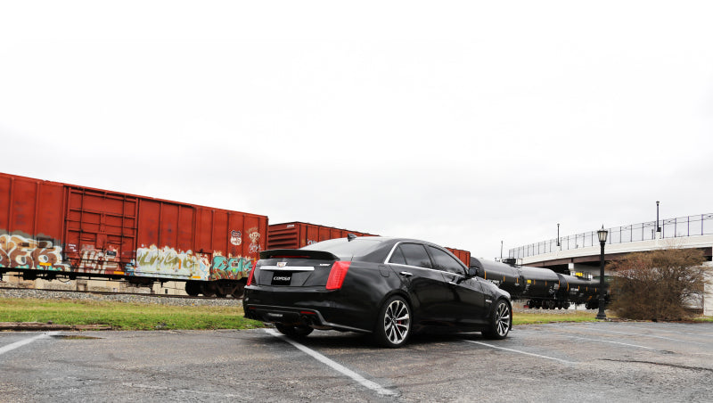 Corsa 2016 Cadillac CTS V 6.2L V8 2.75in Black Sport Axle-Back Exhaust - DTX Performance