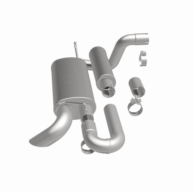 MagnaFlow 18-23 Jeep Wrangler JL 2.0L/3.6L Overland Series Axle-Back Exhaust - DTX Performance