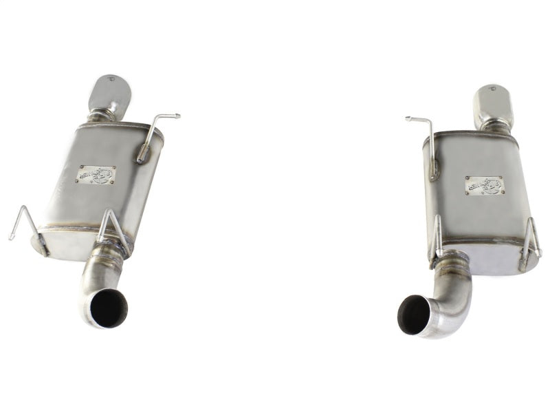 aFe MACHForce XP Exhaust 11-14 Ford Mustang GT V8-5.0L 3in. SS Axle-Back w/Polished Tips - DTX Performance