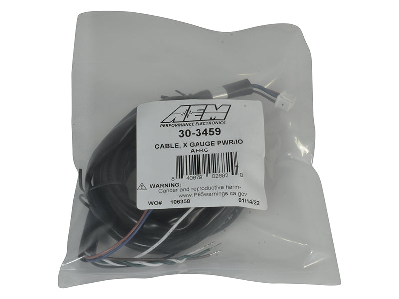 AEM Power Harness for 30-0300 X-Series Wideband Gauge - DTX Performance