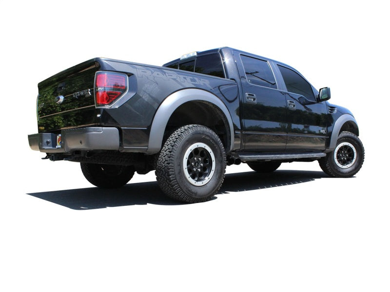 aFe Rebel Series Exhaust SS Front Side Exit CB w/ Black Tips 10-14 Ford F150 Ecoboost V8 6.2L - DTX Performance