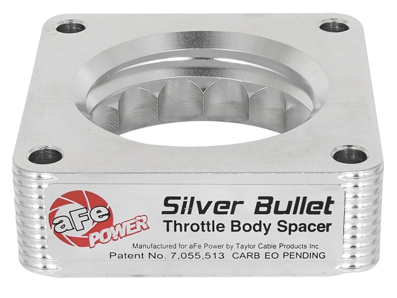 aFe Silver Bullet Throttle Body Spacer 09-18 Nissan 370Z V6-3.7L (VQ37VHR) - DTX Performance