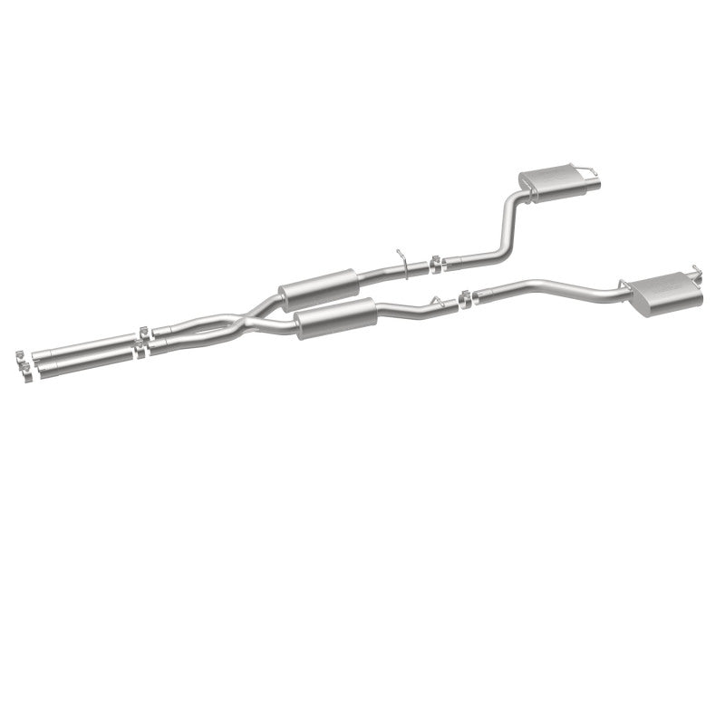 MagnaFlow Cat-Back SS 2.5in Dual Split Rear Exit (OEM Tips) 15-16 Dodge/Chrysler Charger/300 5.7L V8 - DTX Performance