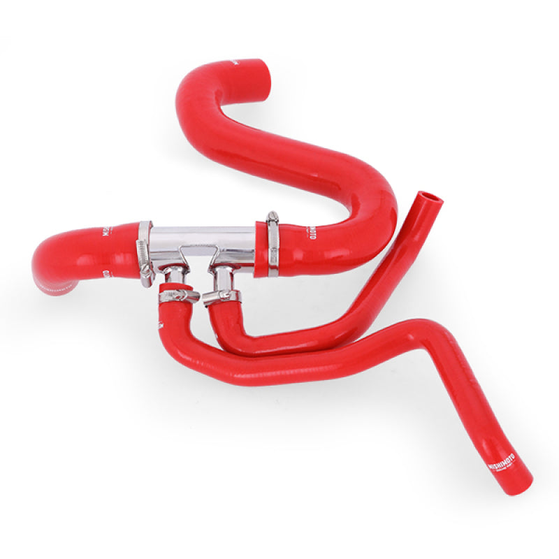 Mishimoto 2015+ Ford Mustang GT Silicone Lower Radiator Hose - Red - DTX Performance