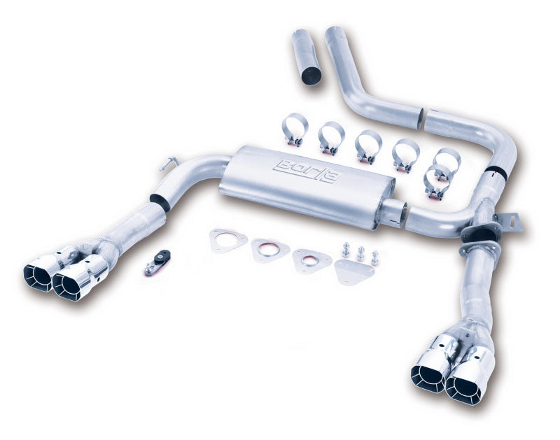 Borla 98-01 CAMARO/TRANS AM 5.7L V8 AT/MT Catback Exhaust Quad Tips - DTX Performance