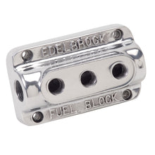 Load image into Gallery viewer, Edelbrock Fuel Block Triple Polished - DTX Performance