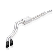 Load image into Gallery viewer, Stainless Works 2014+ Toyota Tundra 5.7L Legend Series Cat-Back Exhaust w/Black Tips - DTX Performance