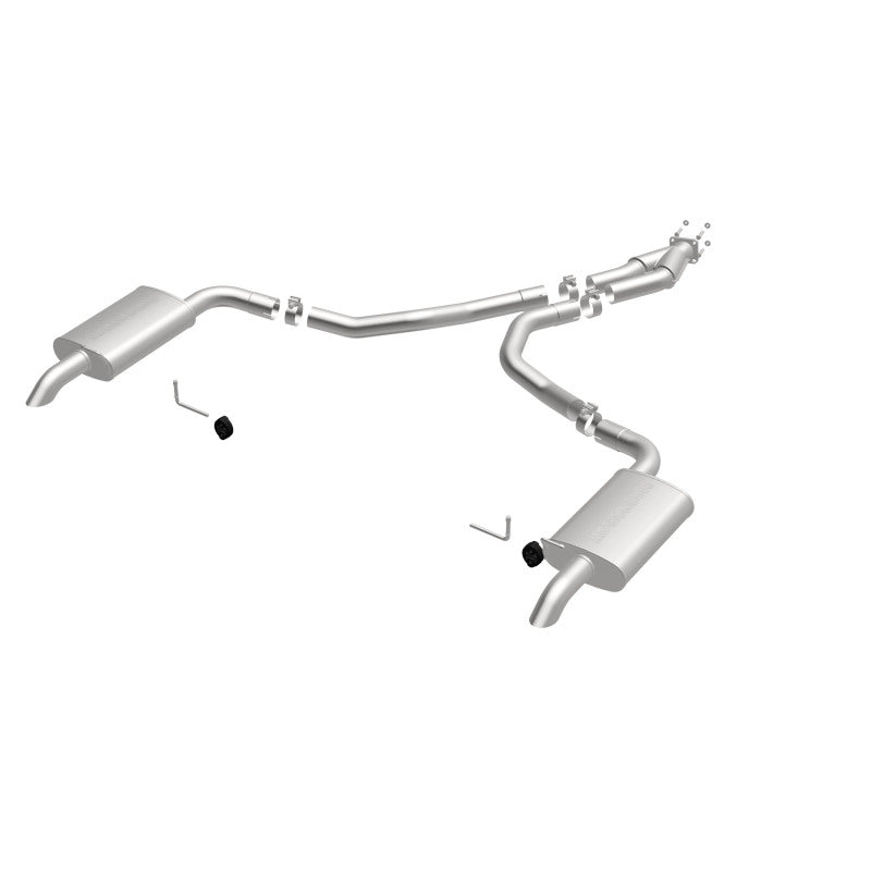 MagnaFlow 75-79 Chevy Corvette V8 5.7L Dual Split Rear Exit Stainless Cat-Back Perf Exhaust - DTX Performance