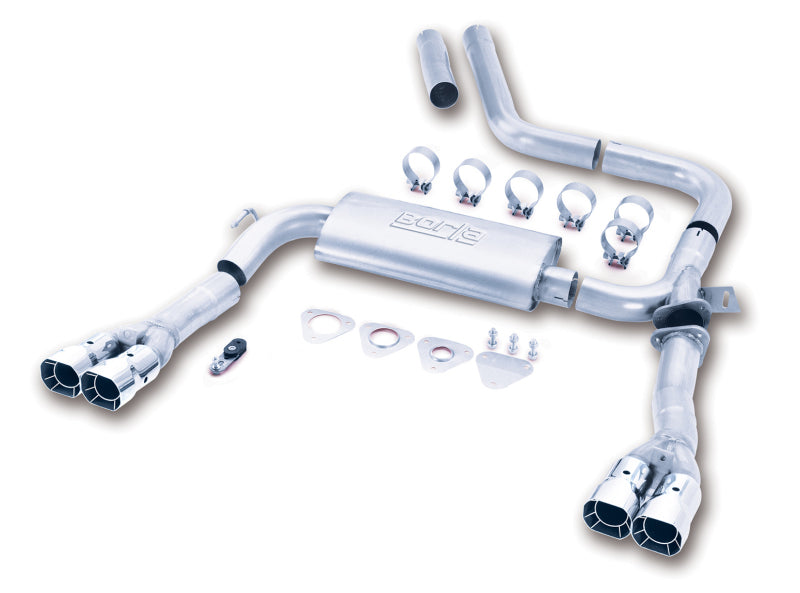 Borla 98-01 CAMARO/TRANS AM 5.7L V8 AT/MT Catback Exhaust Quad Tips - DTX Performance