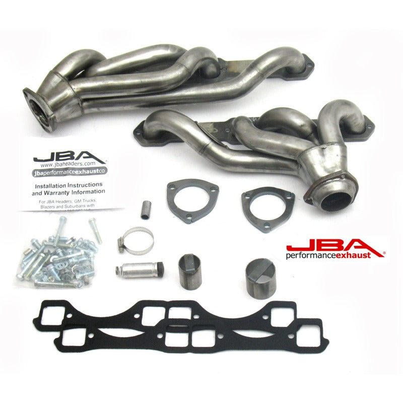 JBA 65-86 GM Truck 265-400 Carbureted w/A.I.R. 1-5/8in Primary Raw 409SS Cat4Ward Header - DTX Performance