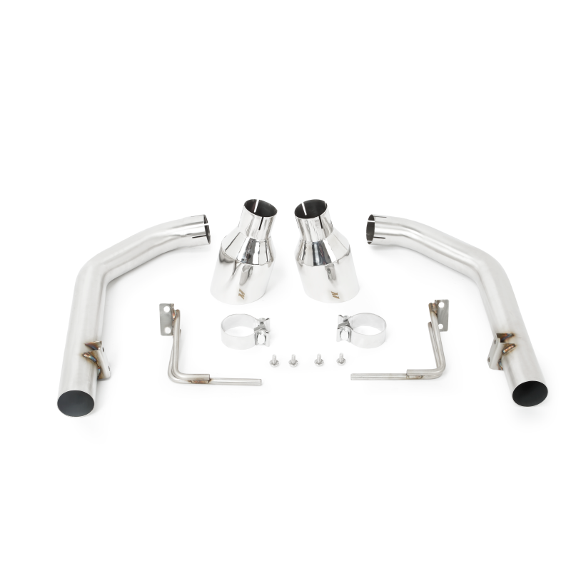 Mishimoto 2015+ Ford Mustang Axleback Exhaust Race w/ Polished Tips - DTX Performance