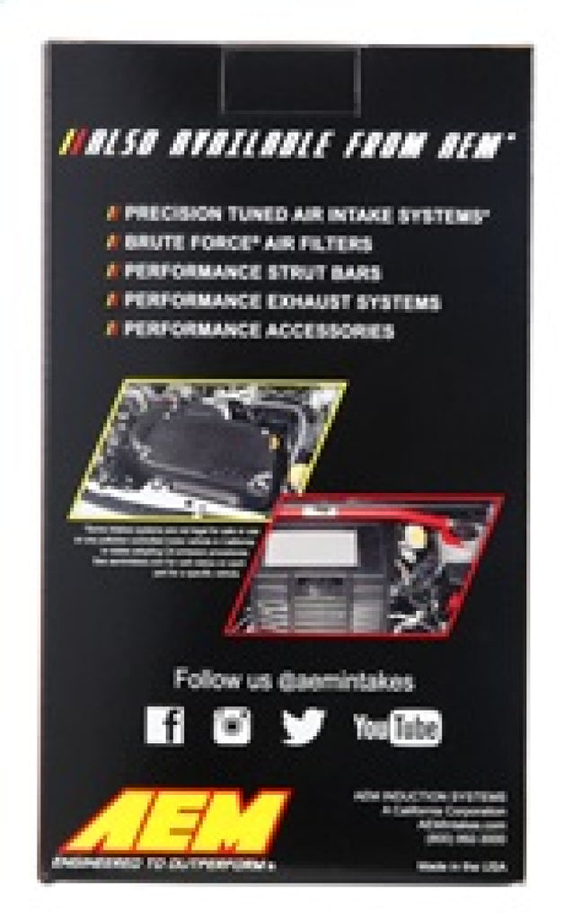 AEM 2.75 inch Dryflow Air Filter with 9 inch Element - DTX Performance