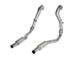 Akrapovic 2020 Audi RS6 Avant (C8) DownPipe (SS) w/Link Pipe Set (Does Not Fit w/L-AU/SS/6)