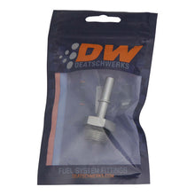 Load image into Gallery viewer, DeatschWerks 8AN ORB Male to 5/16in Male EFI Quick Connect Adapter - Anodized DW Titanium - DTX Performance