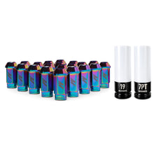 Load image into Gallery viewer, Mishimoto Aluminum Locking Lug Nuts M12 x 1.5 - Neo Chrome - DTX Performance