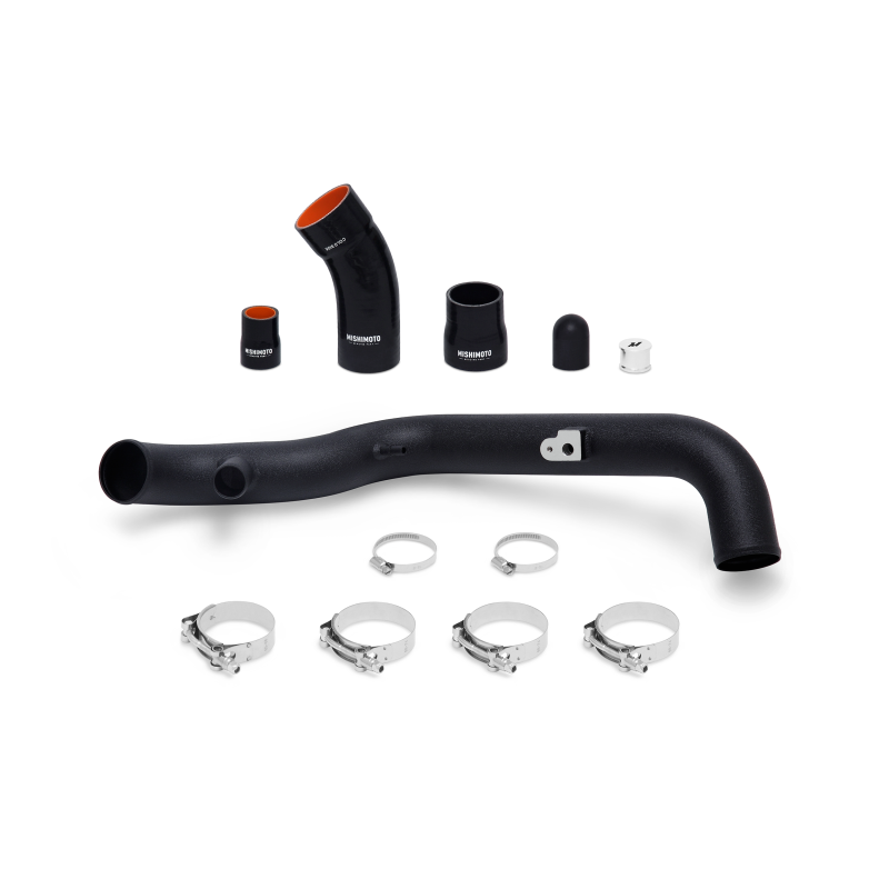 Mishimoto 2014+ Ford Fiesta ST Cold-Side Intercooler Pipe Kit - Wrinkle Black - DTX Performance