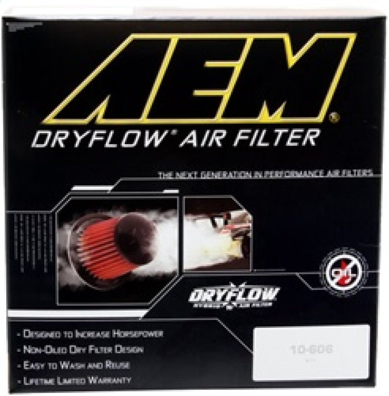 AEM 5in Dryflow Air Filter with 8in Element - DTX Performance