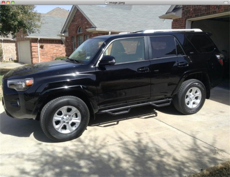 N-Fab Nerf Step 14-18 Toyota 4Runner (Does Not Fit Limited) SUV 4 Door - Gloss Black - W2W - 2in - DTX Performance