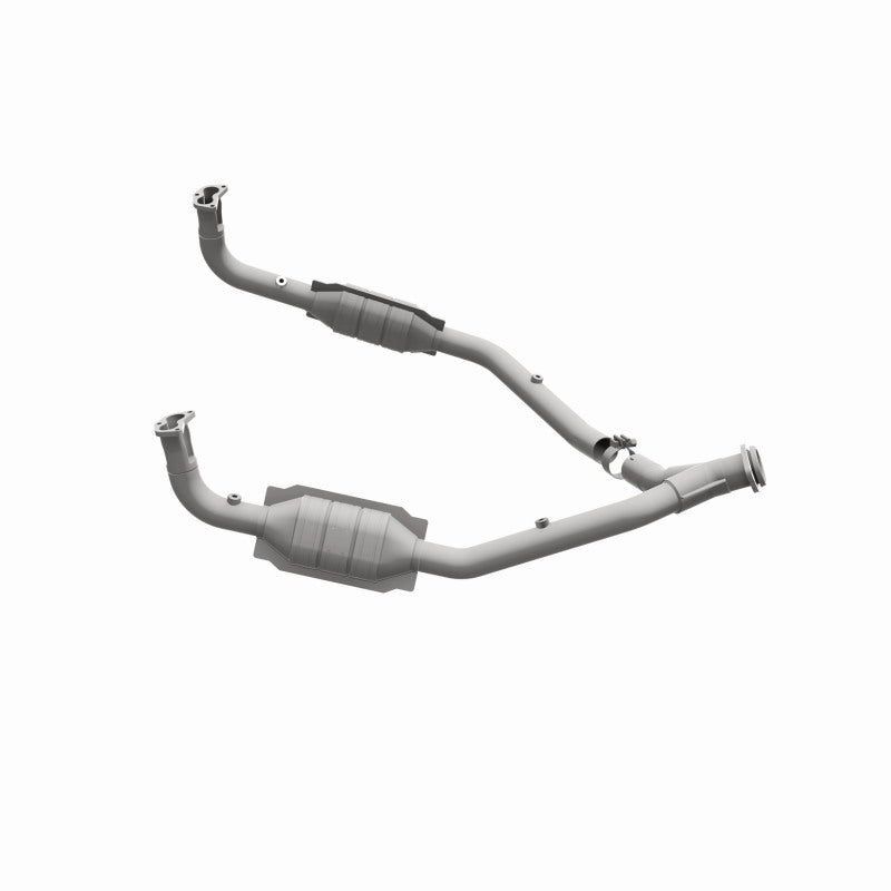 MagnaFlow Conv DF 97 Land Rover Defender 90 4.0L Y-Pipe Assy / 96-99 Discovery 4.0L Y-Pipe Assy - DTX Performance