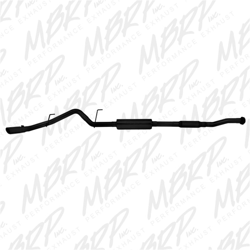 MBRP 11-14 Ford F150 3in Cat Back Single Side Exit Black Coated Exhaust System - DTX Performance