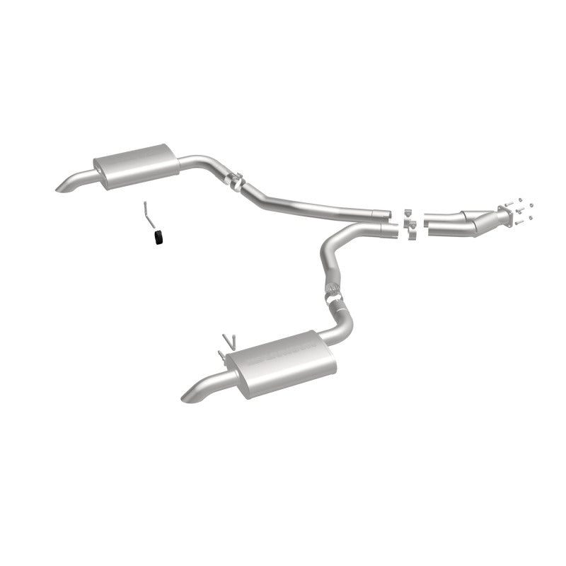 MagnaFlow 75-79 Chevy Corvette V8 5.7L Dual Split Rear Exit Stainless Cat-Back Perf Exhaust - DTX Performance