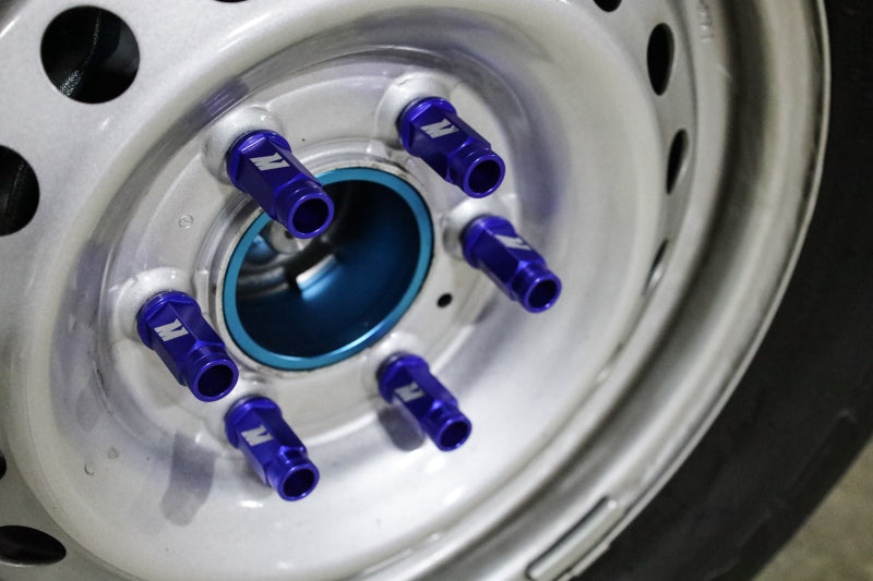 Mishimoto Aluminum Locking Lug Nuts M12x1.5 - 27pc Set - Blue - DTX Performance