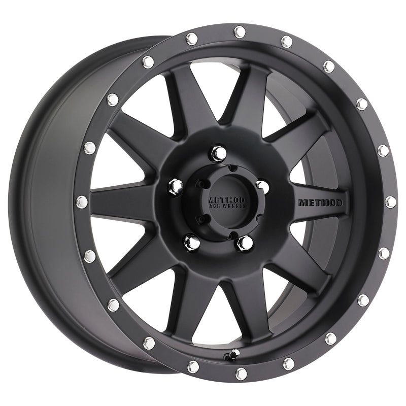 Method MR301 The Standard 18x9 -12mm Offset 5x5 94mm CB Matte Black Wheel - DTX Performance