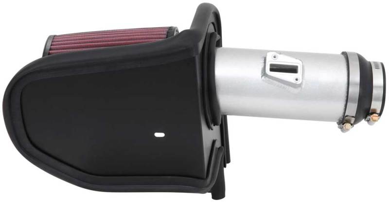 K&N 13-14 Honda Accord 3.5L V6 69 Series Typhoon Air Intake System - Silver Cold Air Intake Kit - DTX Performance