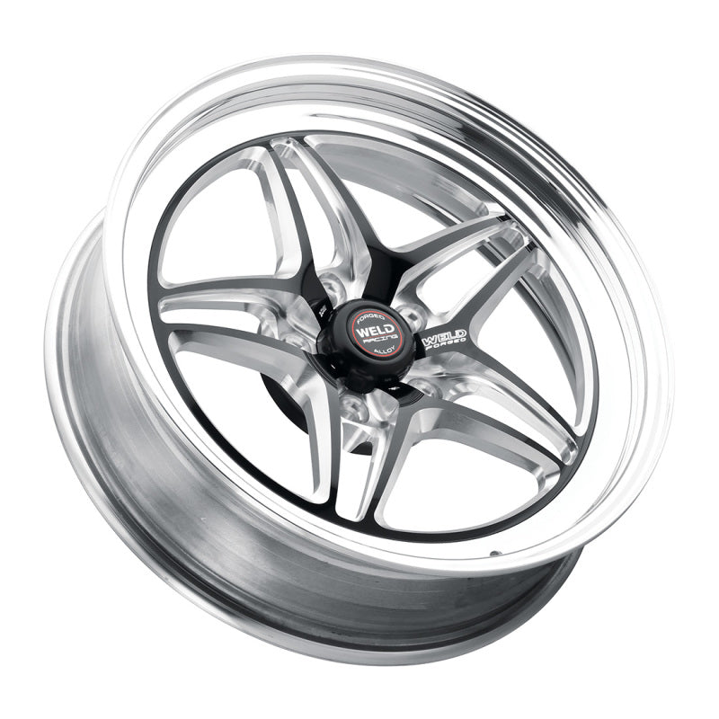 Weld S81 17x10 / 5x5 BP / 7.2in. BS (43mm Offset) Black Wheel (High Pad) - DTX Performance