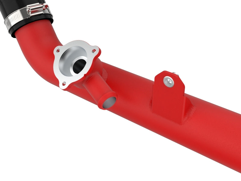 aFe 20-23 Ford Explorer ST V6 3.0L (tt) BladeRunner Aluminum Hot and Cold Charge Pipe Kit - Red - DTX Performance