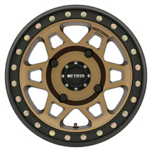 Load image into Gallery viewer, Method MR405 UTV Beadlock 15x7 5+2/38mm Offset 4x136 106mm CB Method Bronze Wheel - Matte Black Ring - DTX Performance