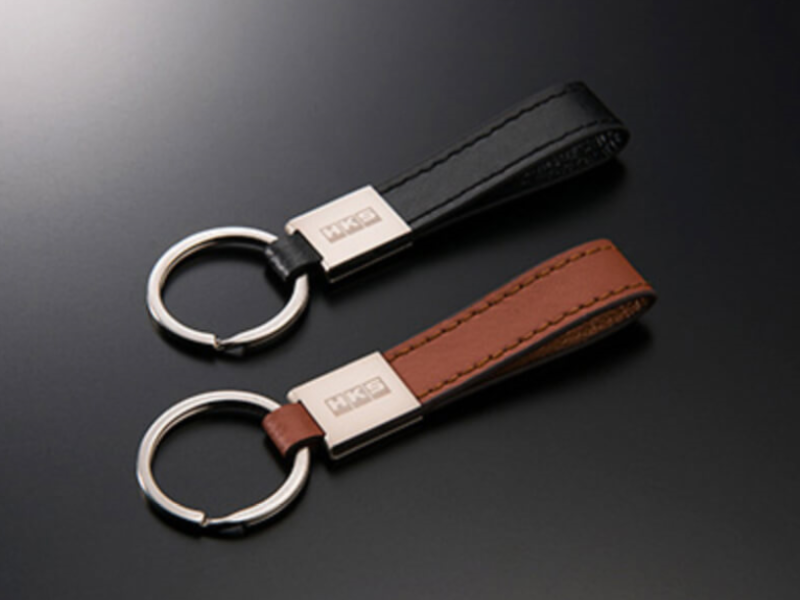 HKS HKS LEATHER KEYRING BLACK - DTX Performance