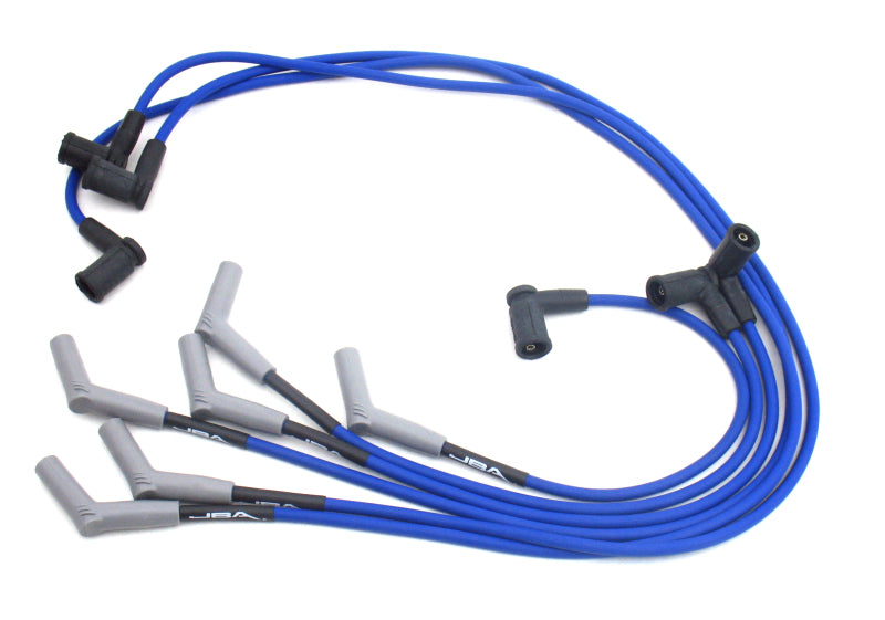 JBA 01-03 Ford 4.2L Ignition Wires - Blue - DTX Performance