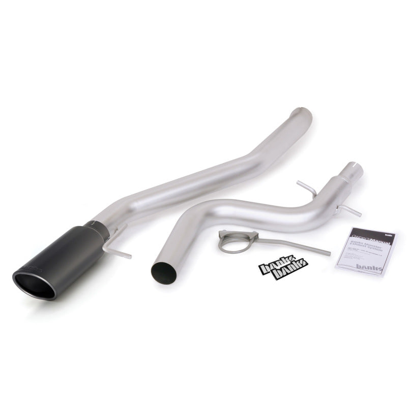 Banks Power 11-13 VW Jetta Sedan/Wagon 2.0L TDI Monster Exhaust Sys - SS Single Exhaust w/ Black Tip - DTX Performance