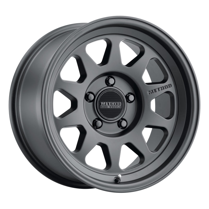 Method MR316 17x8.5 0mm Offset 5x5 71.5mm CB Matte Black Wheel - DTX Performance