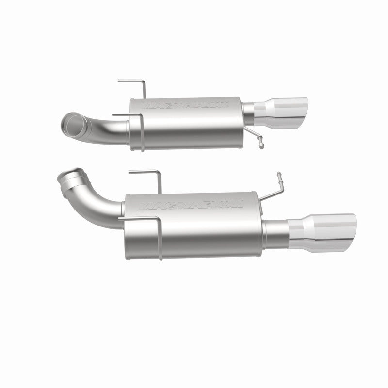 MagnaFlow 13 Ford Mustang V8 5.0L Dual Split Rear Exit Stainless Cat Back Performance Exhaust - DTX Performance