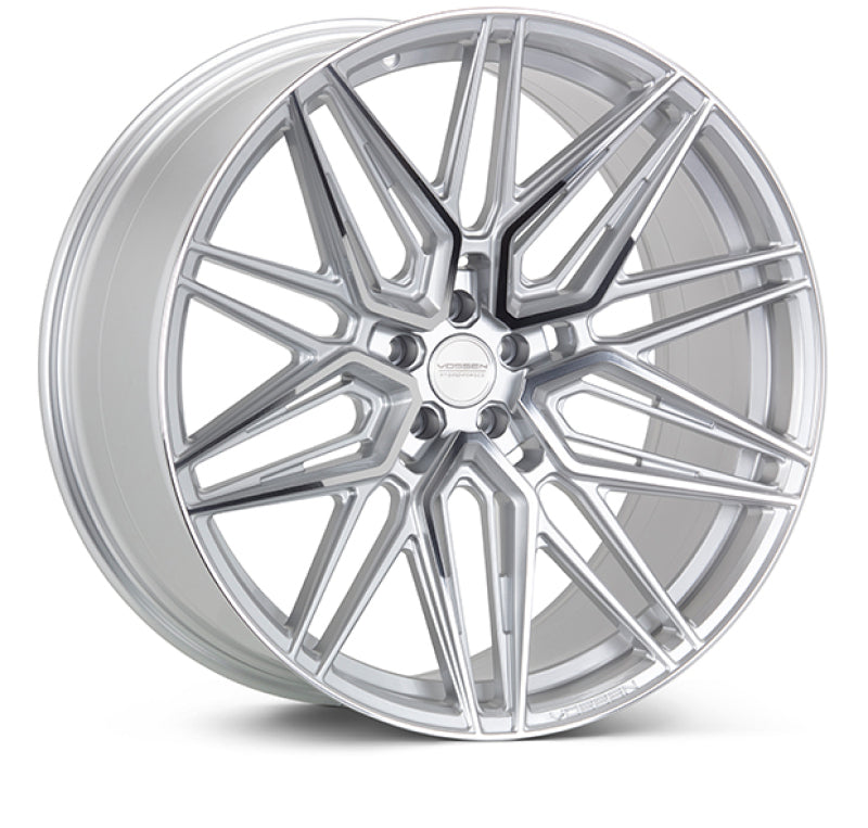 Vossen HF-7 19x9.5 / 5x114.3 / ET40 / Deep Face / 73.1 - Silver Polished Wheel - DTX Performance