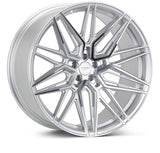 Vossen HF-7 23x11 / 5x112 / ET14 / Super Deep Face / 66.5 - Silver Polished Wheel