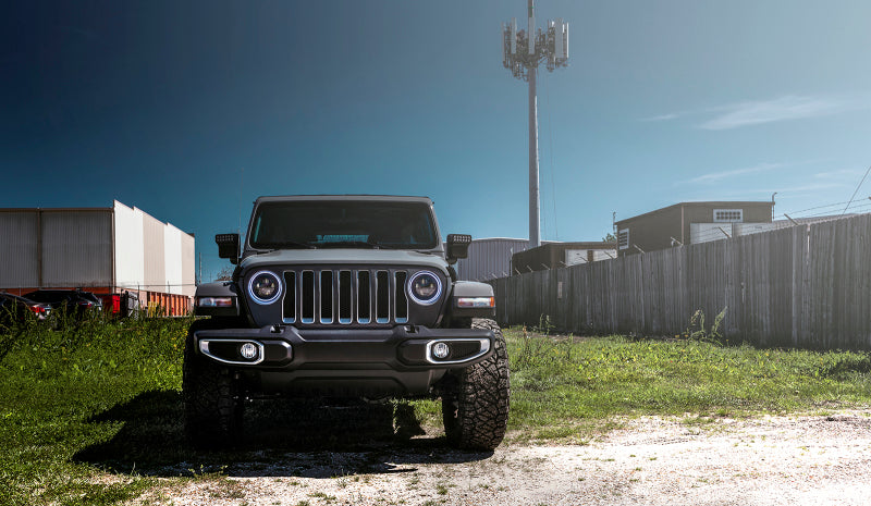 Oracle Jeep Wrangler JL/Gladiator JT 7in. High Powered LED Headlights (Pair) - White - DTX Performance