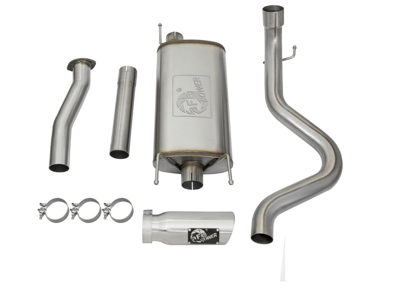 aFe MACHForce XP Cat-Back SS Exhaust w/ Polished Tips 16 Toyota Tacoma V6-3.5L - DTX Performance