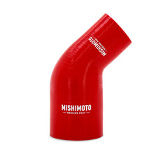 Load image into Gallery viewer, Mishimoto Silicone Reducer Coupler 45 Degree 2in to 3in - Red - DTX Performance