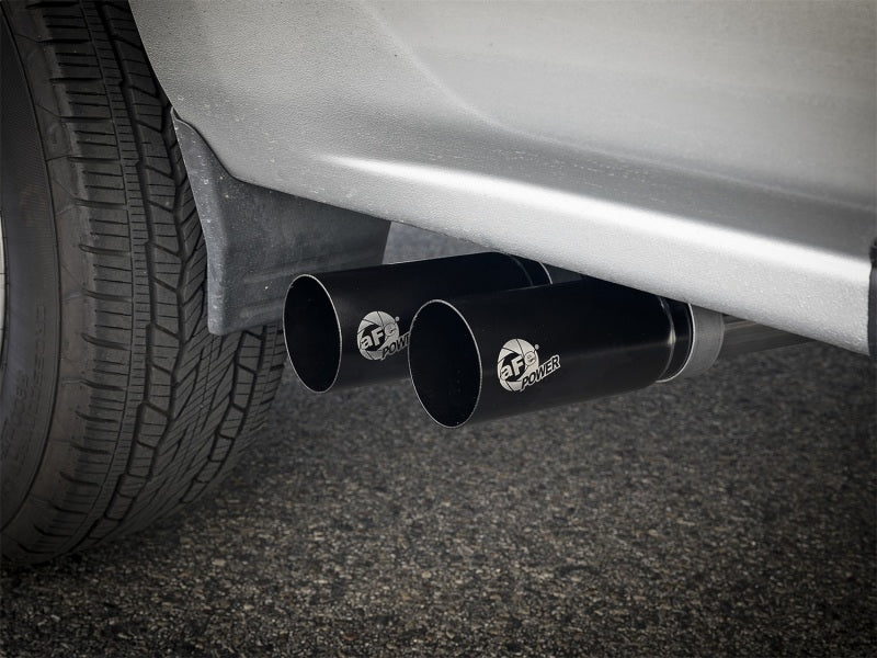 aFe Rebel Series 3in to 2.5in 409 SS Cat-Back Exhaust w/ Black Tips 09-18 GM Silverado/Sierra 5.4L - DTX Performance