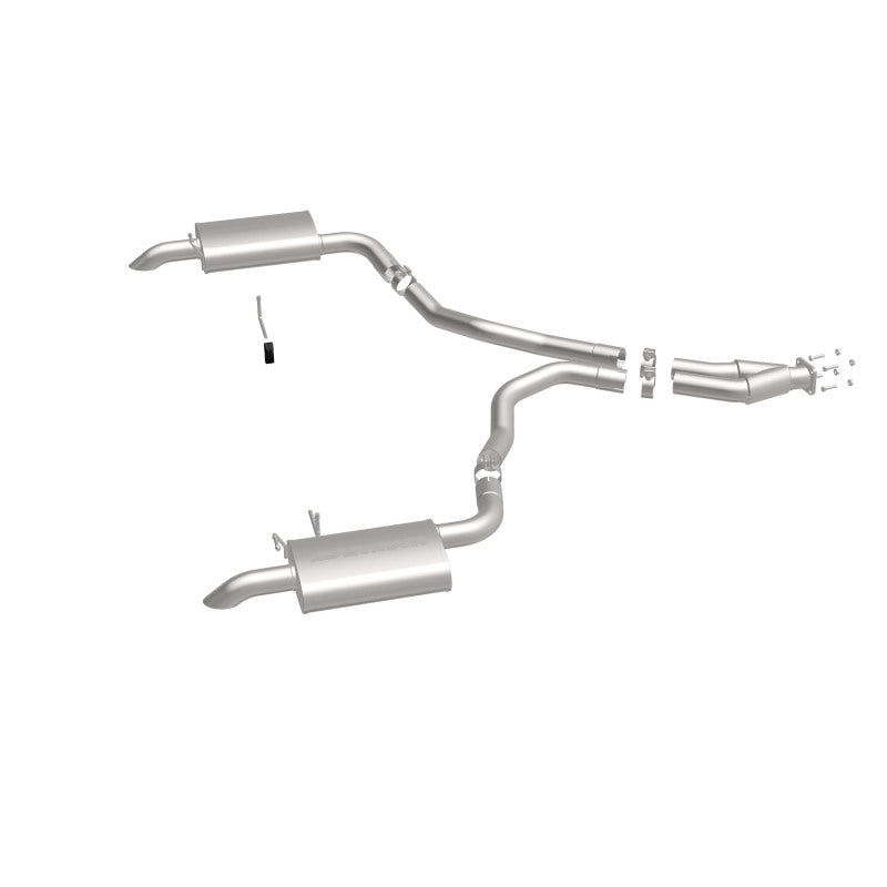 MagnaFlow 75-79 Chevy Corvette V8 5.7L Dual Split Rear Exit Stainless Cat-Back Perf Exhaust - DTX Performance