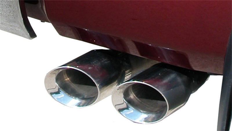 Corsa 11-14 Toyota Tundra Double Cab/Crew Max 5.7L V8 Polished Sport Cat-Back Exhaust - DTX Performance