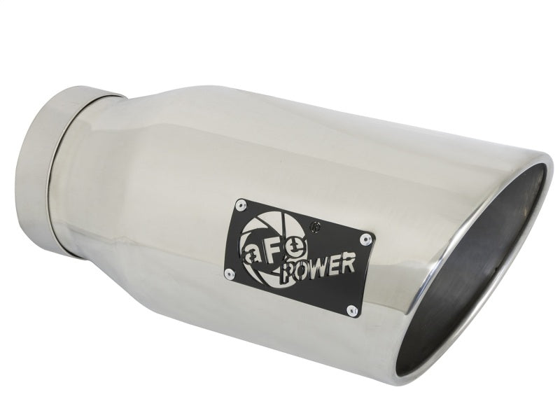 aFe MACHForce-Xp 5in Inlet x 7in Outlet x 15in length 409 Stainless Steel Exhaust Tip - DTX Performance