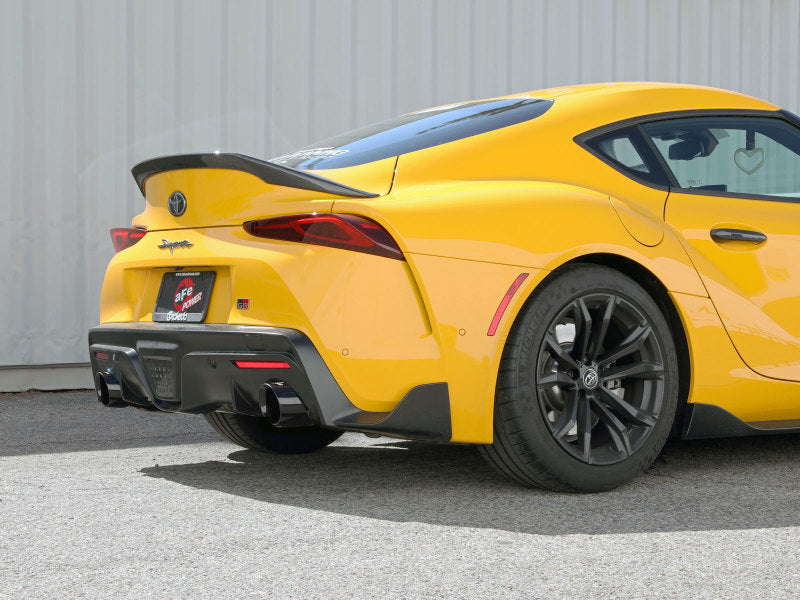 aFe POWER Takeda 2021 Toyota Supra 2.0L (t) 2.5in-3in 304 SS CB Exhaust w/ Black Tips - DTX Performance